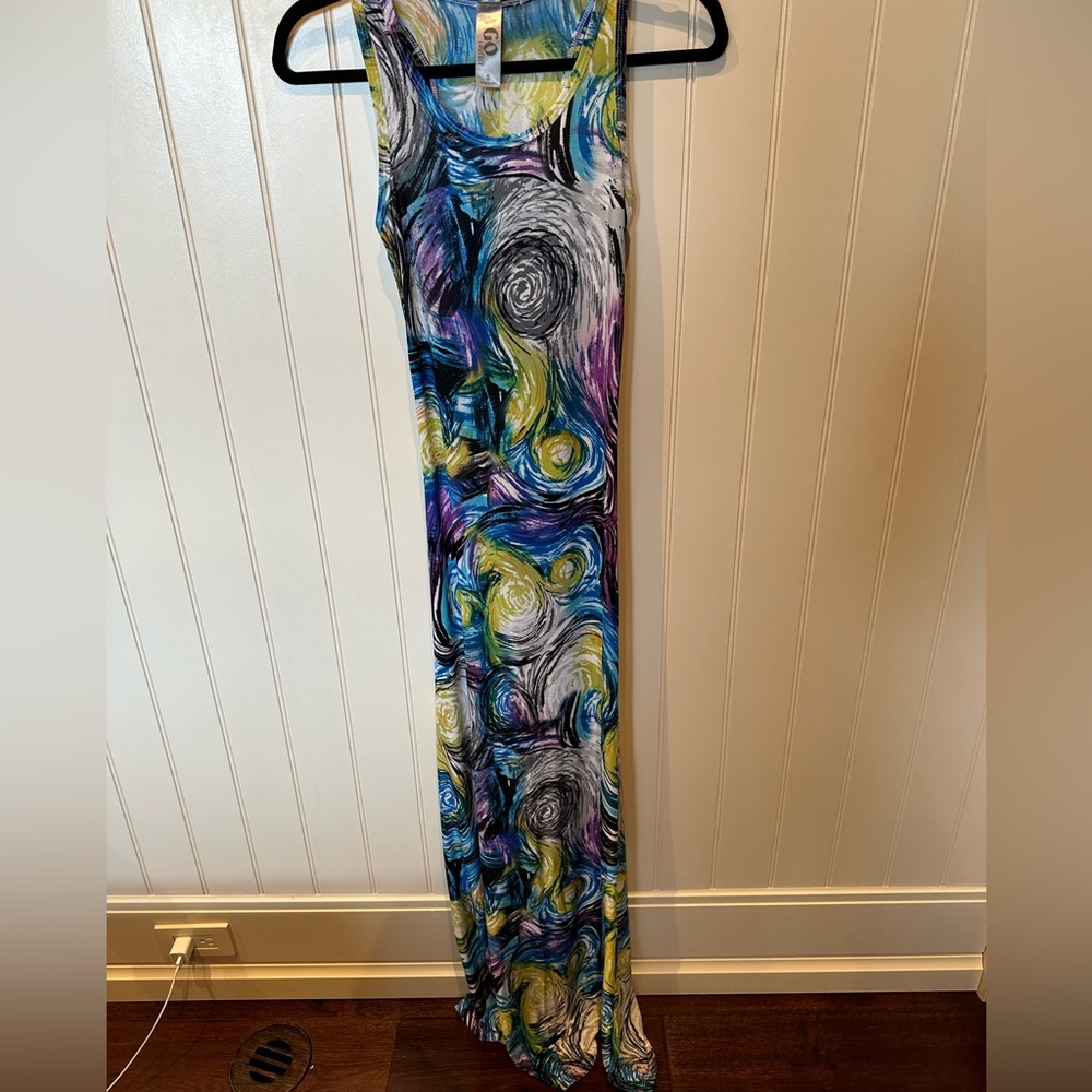 GO COUTURE Ladies Women’s Size Small Black Purple Green Blue Sleeveless …